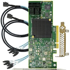 8-Port SAS HBA Card for LSI 9300-8i IT Mode, SATA Cables Included, High-Speed St picture