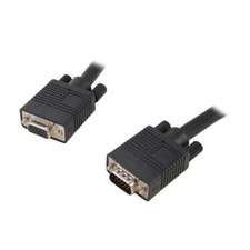 Fuji Labs VGA Male to Female Monitor Extension Cable with Ferrite Core (6Ft, 25F picture