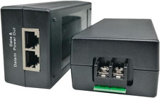 Gigabit DC Poe+ Injector | 12V 24V DC Input | 50V 30W DC Poe+ Out | DC to DC picture