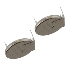 2x  CR2032RH1-MFR 3V Lithium Coin Battery HORZ 3-PIN for Thinkpad RTC picture