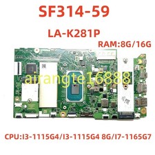 For ACER Swift 3 SF314-59 motherboard LA-K281P with I3 I5 I7-11TH CPU RAM 8G/16G picture