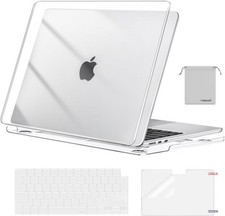 Laptop Case for MacBook Air 13.6 Crystal Clear +Keyboard & Screen Protectors&Bag picture