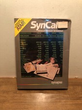 Synapse SynCalc Advanced Electronic Spreadsheet For The Atari New & Sealed picture