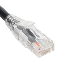 ICC ICC-ICPCST14BK PATCH CORD- CAT6- CLEAR BOOT- 14' BLACK picture