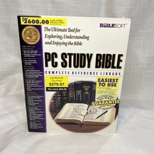 PC Study Bible Version 3 for Windows 95 98 ME by BibleSoft - CD-Rom NEW in Box picture