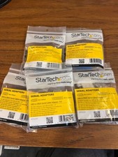 LOT OF 5 STARTECH SERIAL ADAPTERS #AT925FF, DB9 to DB25 Female/Female picture