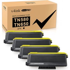4PK TN580 Toner Cartridge For Brother HL-5240 HL-5250 MFC-8460N 8660DN DCP-8060 picture