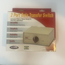BELKIN Data Transfer A/B Switch #F1B024 Two Port Switchbox~25 Pin LPT NEW In Box picture