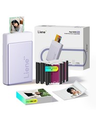 Liene Pearl N200 Pro Portable AI Photo Printer Purple Thermal Dye-Sub Instant picture