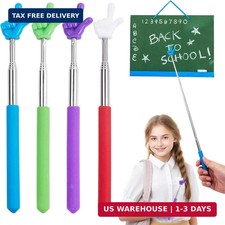Telescopic Teacher Pointer Stick,4Pcs Mini Finger Pointer Stick,Retractable Teac picture
