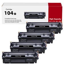 4 PK Toner Cartridge for Canon 104 ImageClass MF4150 MF4350d MF4370dn D420 D480 picture
