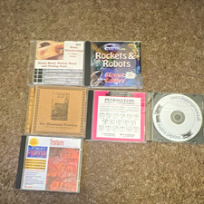 Vintage Graphic Design CD-ROM Lot Corel Petroglyphs Clip Art Fonts picture