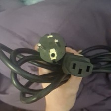 New European 3-Prong AC Power Cord for Computer/Monitor/EU PC Power Supply picture