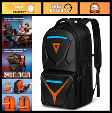 Extra Large Waterproof Gaming Backpack, Hard Shell Laptop Bag with Controller Po picture