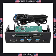 Front Panel Hub 11 Port USB 3.0 eSATA Card Reader for PC 5.25 Inch Bay picture