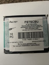 BOX QTY 10 Panduit FSTSCBU Opticam SC Simplex OS1/OS2 Singlemode Fiber Connector picture