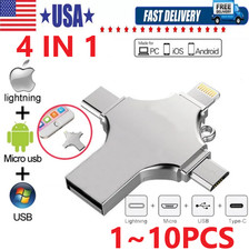 USB 3.0 Flash Drive 128GB Type C Memory Photo Stick for iPhone Android iPad Lot picture