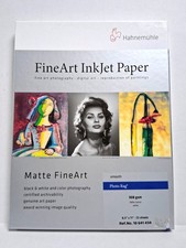 Hahnemuhle Matte Smooth Photo Rag White Inkjet Paper 308 gsm 8.5