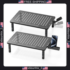 Adjustable Monitor Stand Riser for Desk, Metal, 14.6x9.3 inches, 3 Heights picture