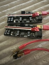 2 pcs Newest GPU Riser VER009S PCIE Riser 6 PIN For GPU Mining ETH USB 3.0 picture