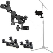 Microphone Stand Tablet Smartphone Holder Mount Fits Devices 6 to 15 Inch picture