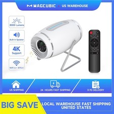 4K Mini Portable Projector 4K 1080P Wifi 6 Rotatable Home outdoor Theater picture