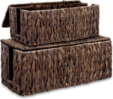 2 Pack Water Hyacinth Cable Management Box picture