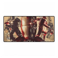 Iron Man Movie Trilogy Montage And Character Collage Mouse Pad Desk Mats Marvel picture