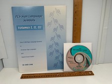 PCS Sign Language Symbols Vol 1 2 3 with Boardmaker Disc Manual Mayer-Johnson picture