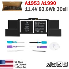 LOT Replace Internal Battery For Apple MacBook Pro 15 A1990 2018 2019 A1953 Part picture