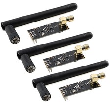3Pcs NRF24L01 PA LNA Wireless Transceiver Module 1100m Long Range 2.4GHz High Po picture