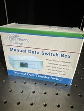 Kentek 2-Way DB25 Manual Data Transfer Switch Box Rotary Parallel PC Printer picture