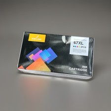 Sailner 67XL Compatible Ink Cartridge 2PCS for HP Inkjet Printers picture