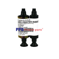 1PC R3411 YMCKO Color New Ribbon For Evolis Tattoo R3411 Card Printer 100 Prints picture