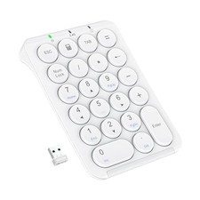 iClever Wireless 2.4G Numeric Keypad Scissor-Switch Type Ultra-Thin with Tab Key picture