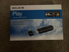 Belkin F7D4101 Play Wireless High-Performance Dual-Band LED USB Adapter picture