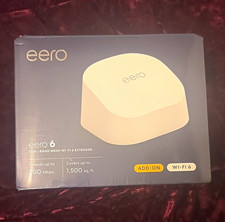 eero 6 Dual-Band Mesh Wi-Fi 6 Extender Add-On White 2.4/5GHz Q010111 picture