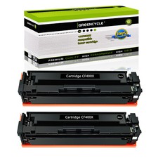 2 Pack Black CF400X 201X Toner Fits For HP LaserJet M252n M252dn MFP M274n M277n picture