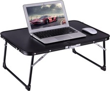 Foldable Laptop Table with Storage, Portable Mini Lap Desk picture