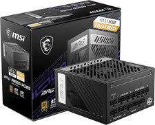 MSI MPG A850G PCIE5, Fully Modular Compact Gaming 850W Power Supply, 80+ Gold, N picture