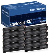 8 Pack CRG137 Toner Cartridge for Canon 137 ImageClass MF227dw MF232w MF242dw picture