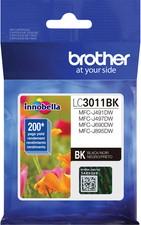 New Genuine Brother LC3011 Black Ink Cartridge MFC-J491DW, MFC-J497DW picture