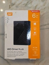 WD Drive PLUS 6TB External Portable Hard Drive - Brand New picture