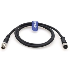 Industrial M12 8 Pin XCode Male To Female Ethernet Cable Cat5e Shield 1 M picture