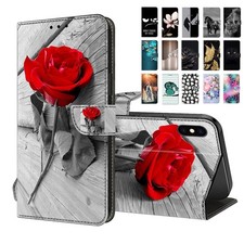 Cat Lion Flower Owl Card Wallet Cover Case For A05 A06 A07 A5 A7 A10 A02S A8 picture