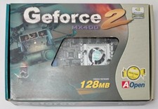 AOpen GeForce2 MX400 AGP Graphics Card (Nvidia, 128MB, Original Box, Retro, 2001) picture