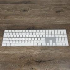 Apple Magic Keyboard A1843 Wireless Bluetooth Numeric Keypad Silver White  picture