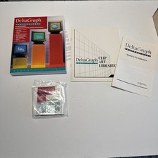 DeltaGraph Professional 2.0.2 Macintosh Mac Software SEALED Disks Clip Art picture
