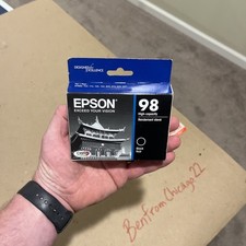Epson Claria 98 High Capacity Black Ink Cartridge OEM Brand New /Expired 02/2024 picture