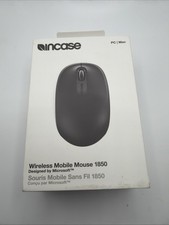 Incase Wireless Mobile Mouse 1850 Gray Wireless USB Optical 1000 DPI 3-Button picture